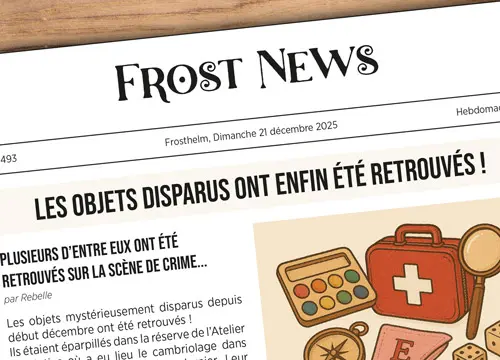 N°493 du Frost News