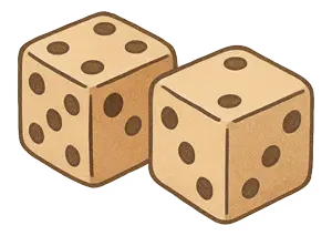 La paire de dés de Robin qui avait mystérieusement disparu