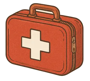 La trouse de premier secours de Jeanne qui avait mystérieusement disparu